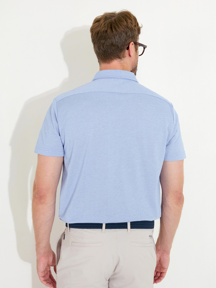 Abacus Mens Hillside Polo - Oxfordblue
