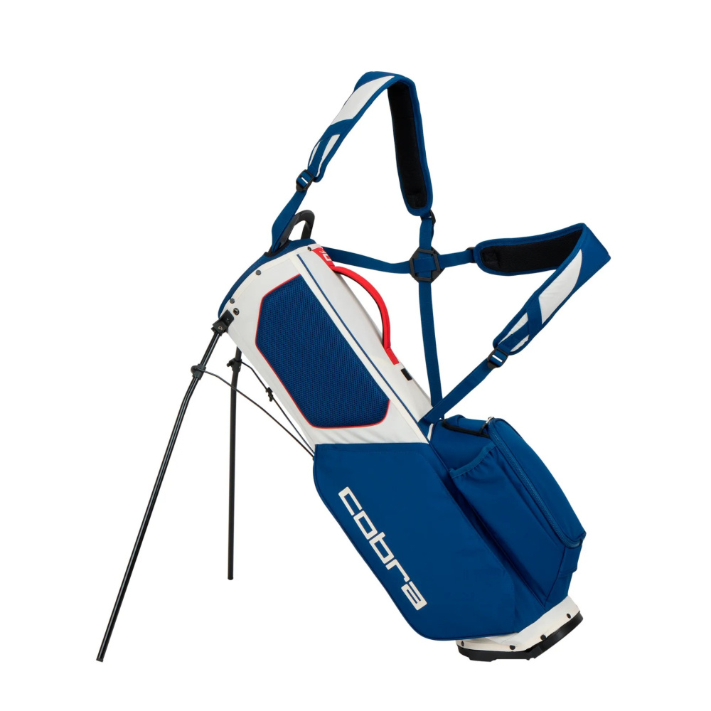 Cobra Ultralight 2 Stand Bag - Sugared Almond/Estate Blue/Pop Red