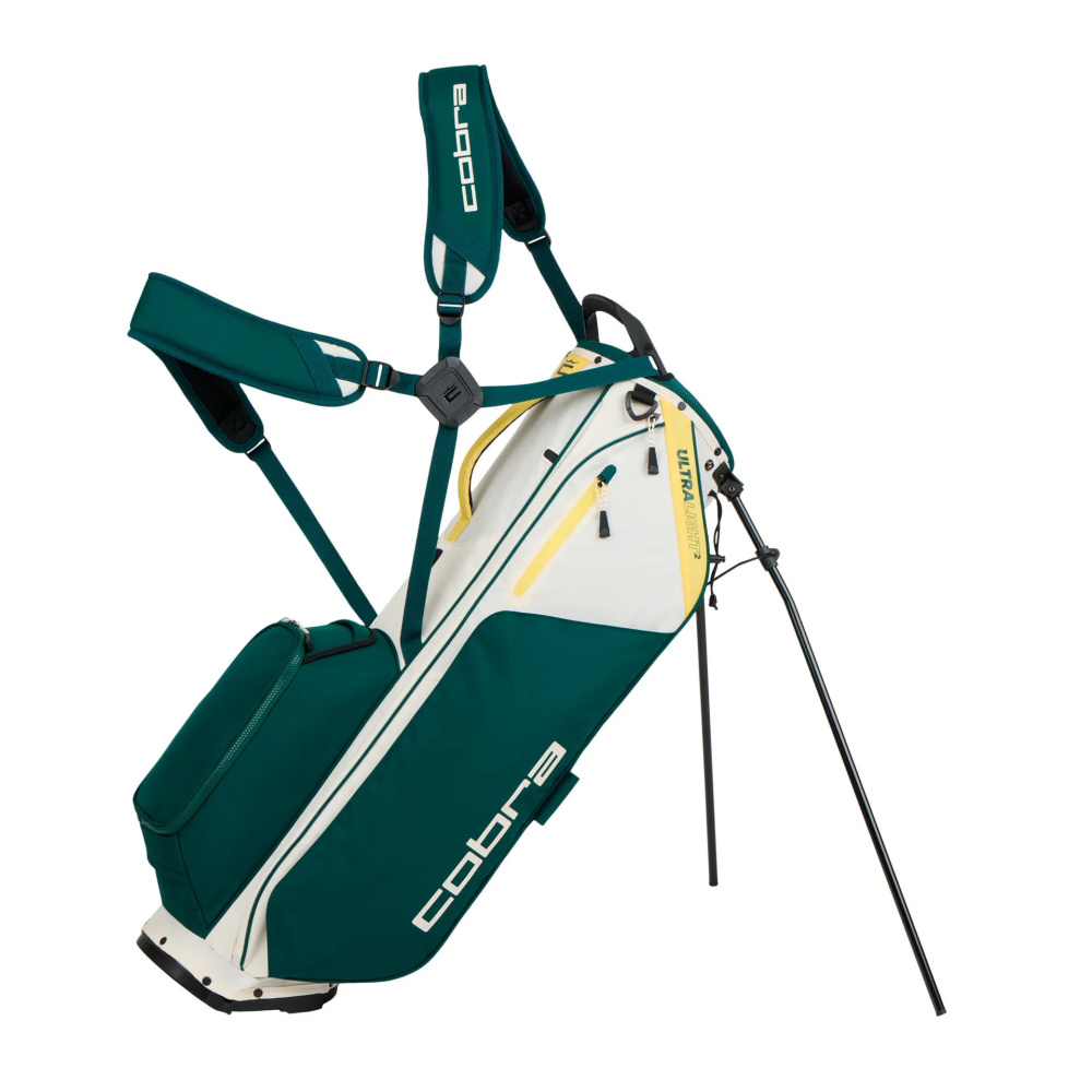 Cobra Ultralight 2 Stand Bag - Sugared Almond/Dark Myrtle/Sunny Yellow
