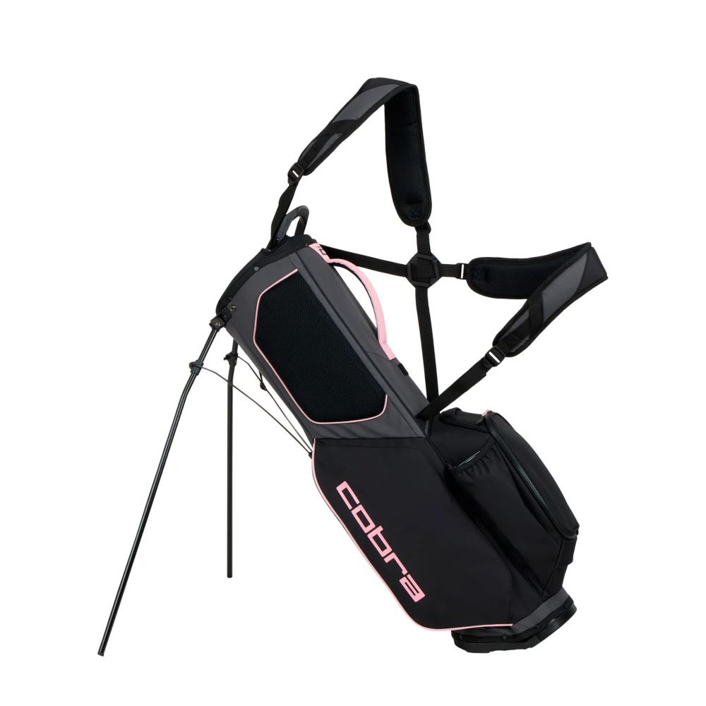Cobra Ultralight 2 Stand Bag - Black/Rose Gold