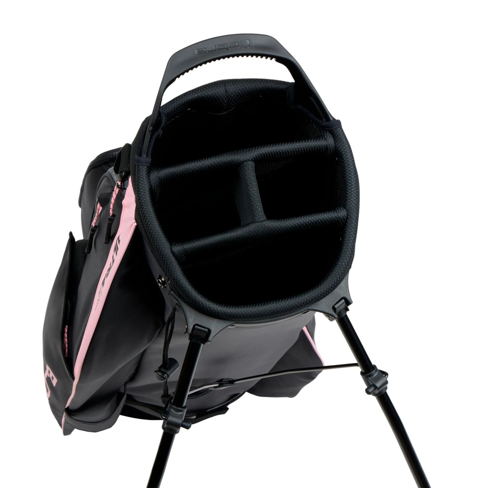 Cobra Ultralight 2 Stand Bag - Black/Rose Gold