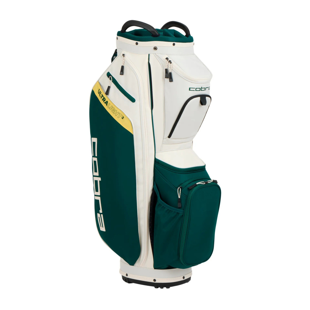 Cobra Ultralight 2 Cart Bag - Sugared Almond/Dark Myrtle/Sunny Yellow