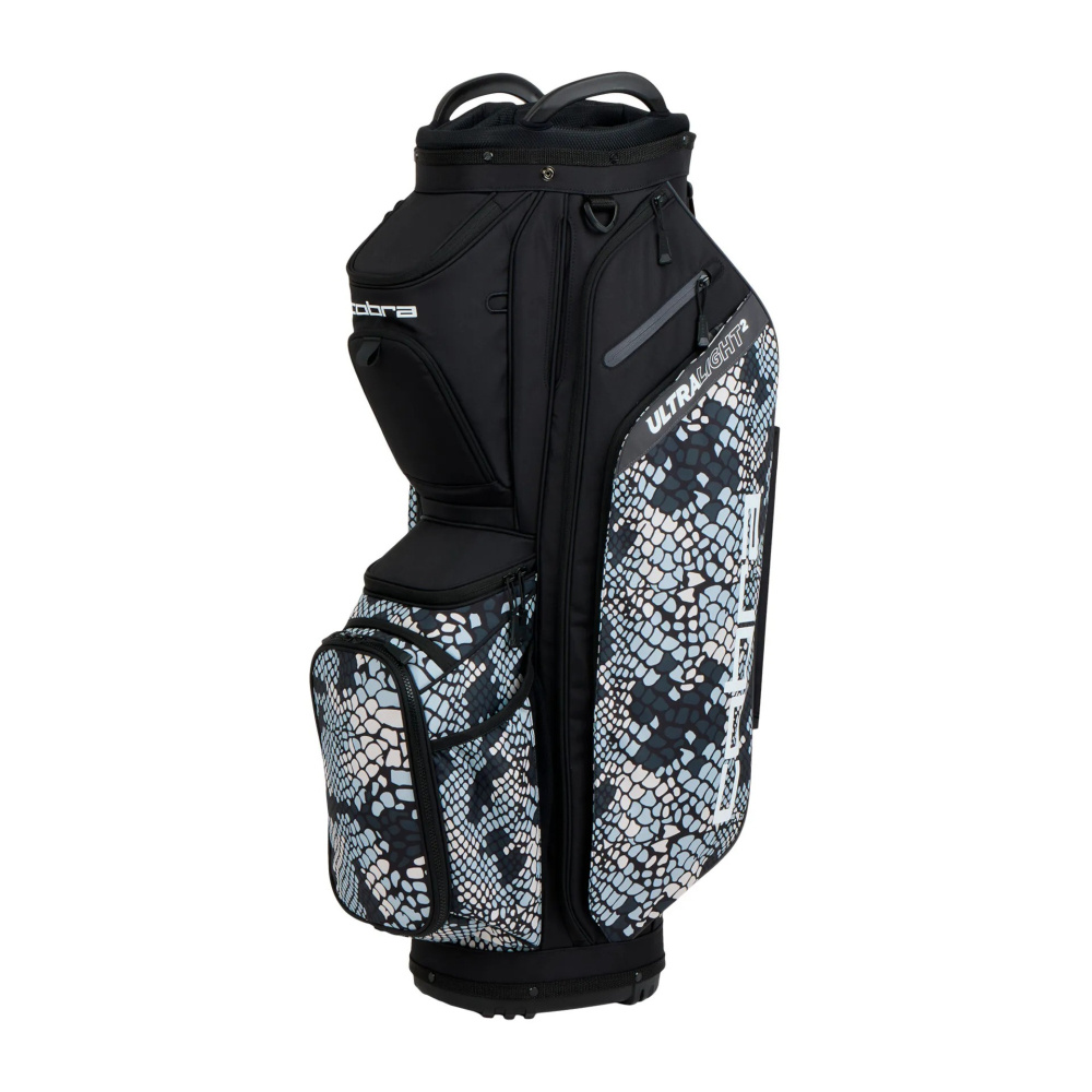 Cobra Ultralight 2 Cart Bag - Black/Snake Camo