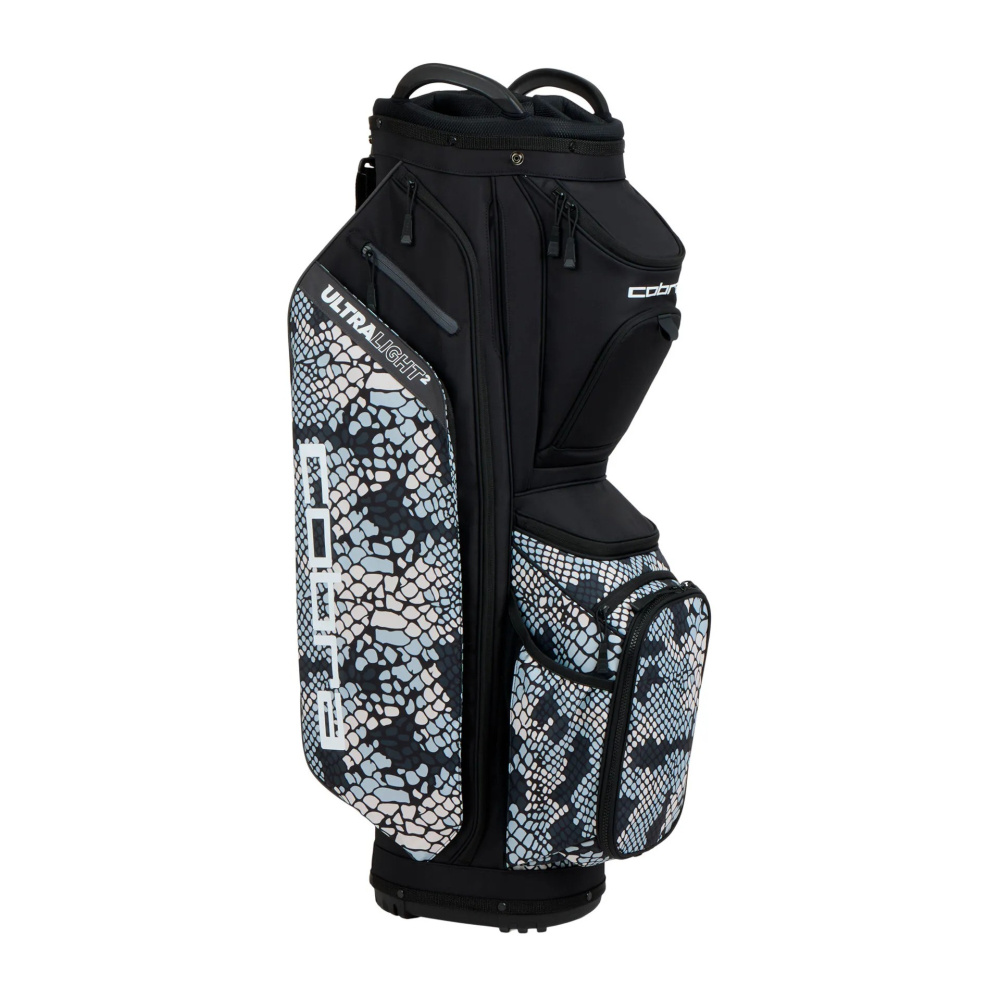 Cobra Ultralight 2 Cart Bag - Black/Snake Camo