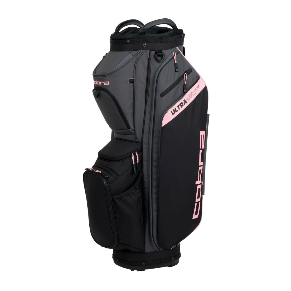 Cobra Ultralight 2 Cart Bag - Black/Rose Gold