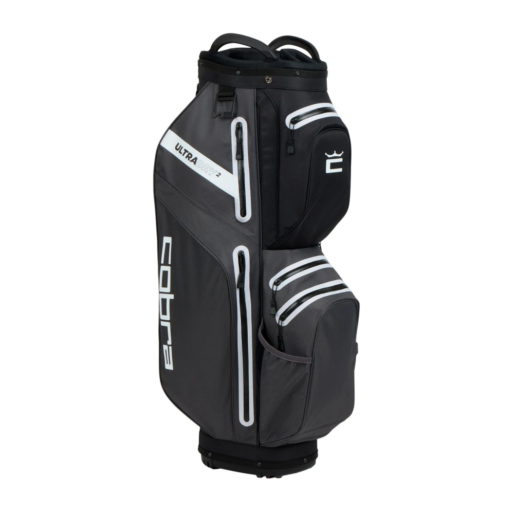 Cobra Ultradry 2 Cart Bag - Black/Shadow Gray