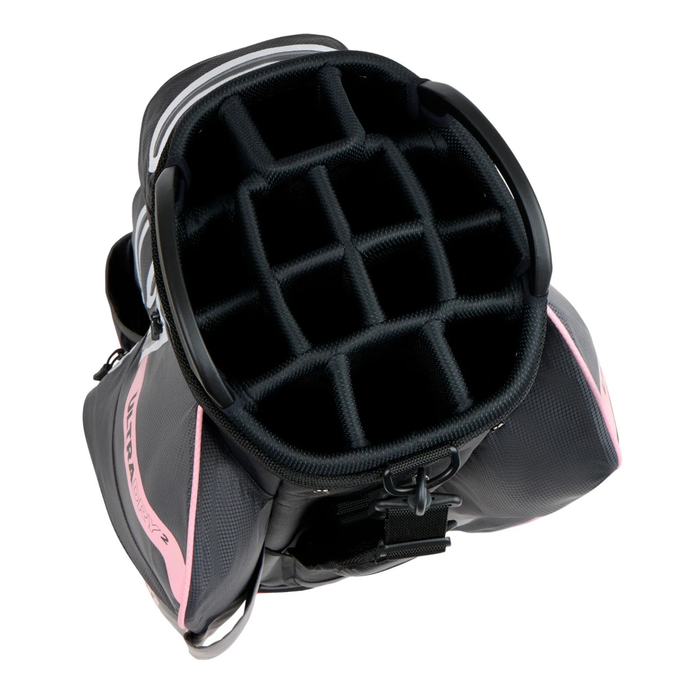 Cobra Ultradry 2 Cart Bag - Black/Rose Gold