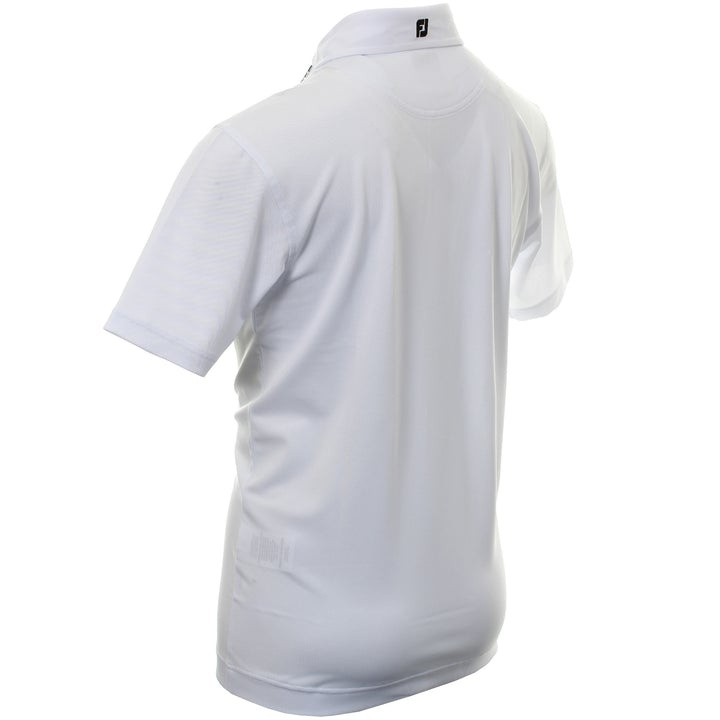 Footjoy Mens Stretch Pique Solid - White