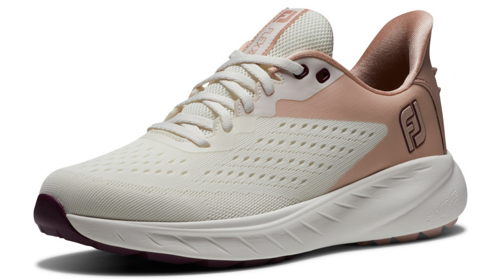 Footjoy Womens FJ Flex XP Medium - Beige/Peach/Blue