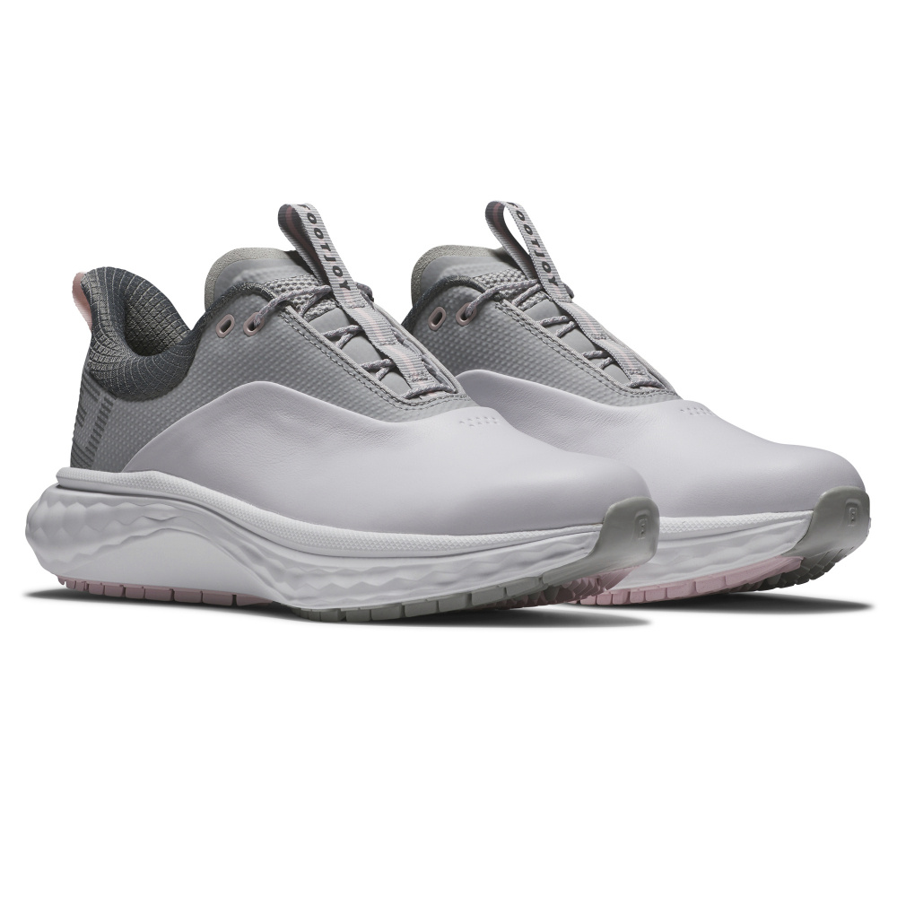 Footjoy Womens Quantum Medium - White/Grey/Pink