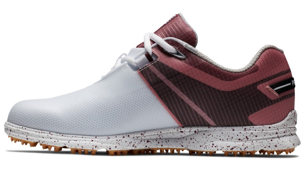 Footjoy Womens Pro SL Sport Medium - White/Black/Burgundy