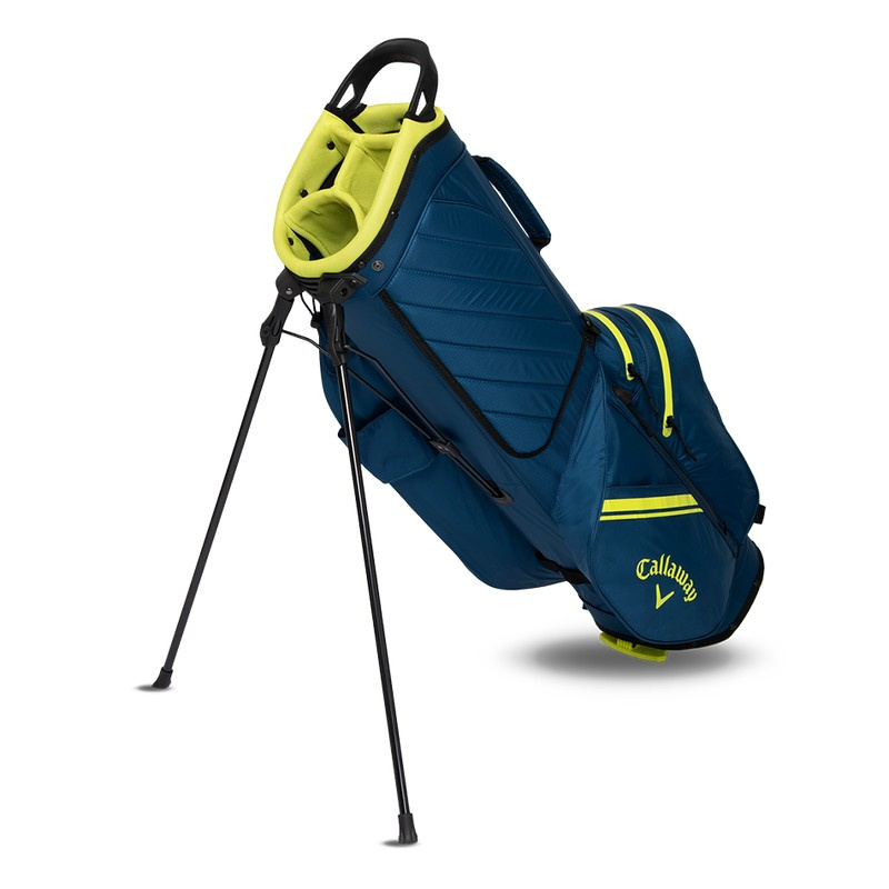 Callaway Chase Dry Standbag 2025 - Navy/Flo Yellow