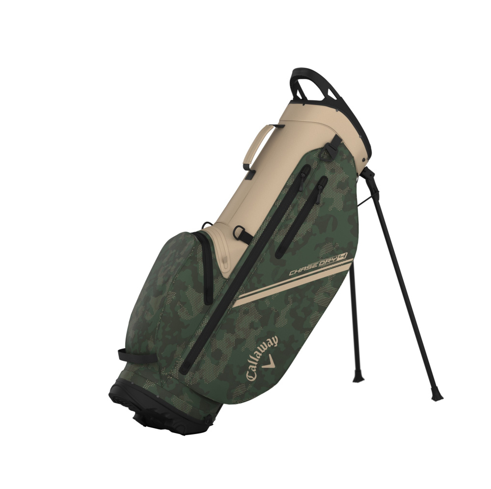 Callaway Chase Dry Standbag 2026 - Tan/Green/Field Camo