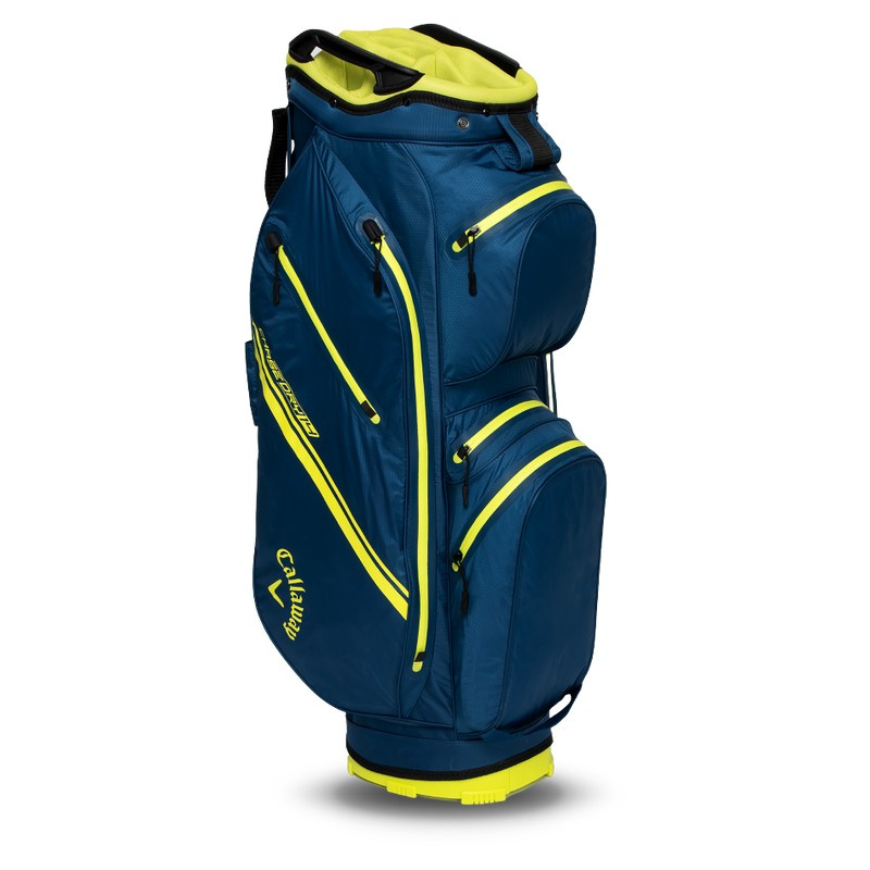 Callaway Chase 14 Dry Cartbag 2025 - Navy/Flo Yellow