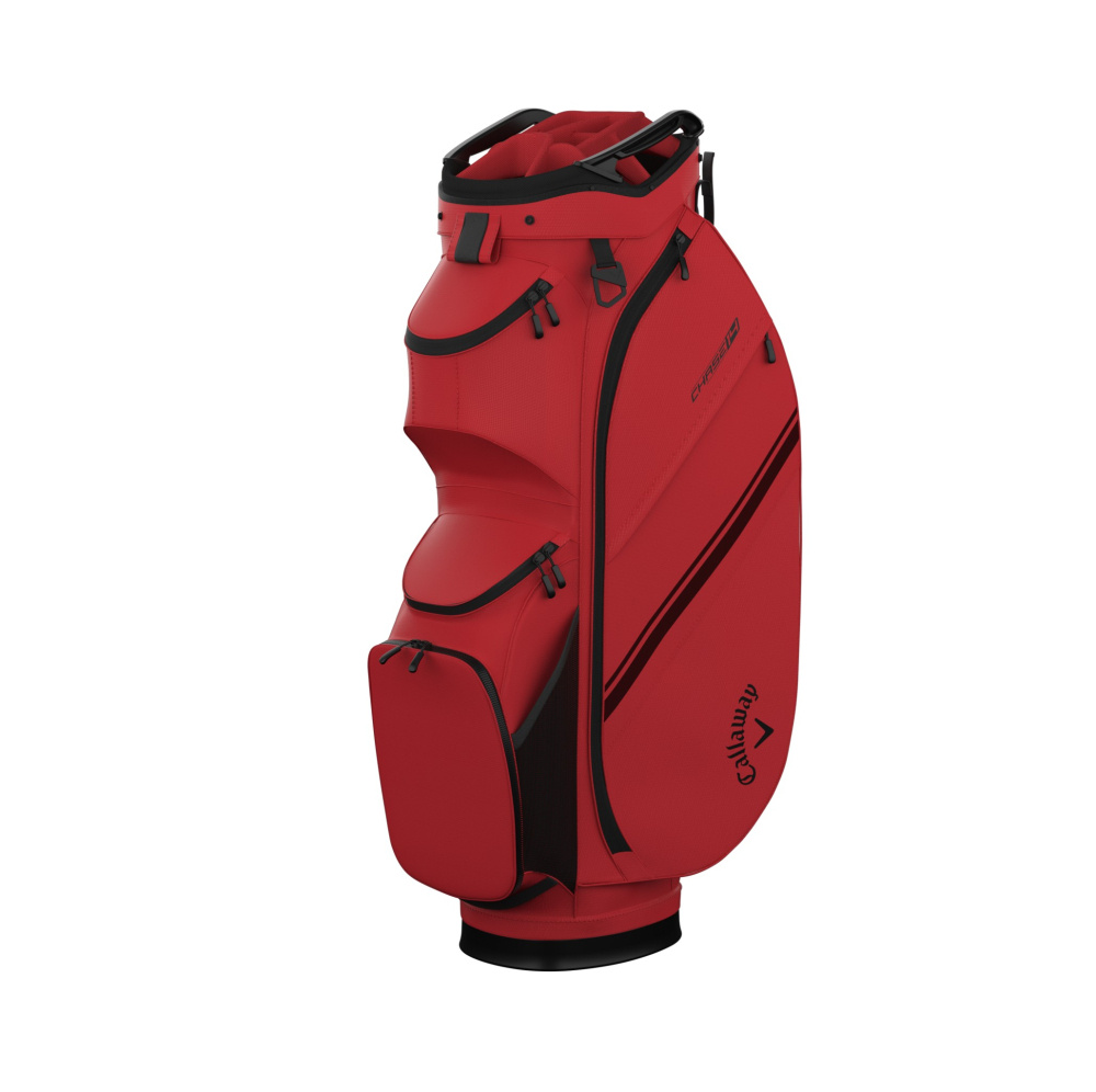 Callaway Chase 14 Cartbag 2025 - Red/Black