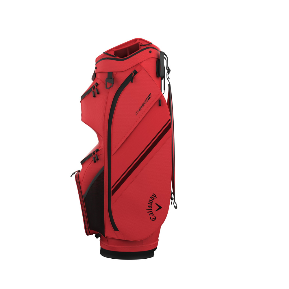 Callaway Chase 14 Cartbag 2025 - Red/Black