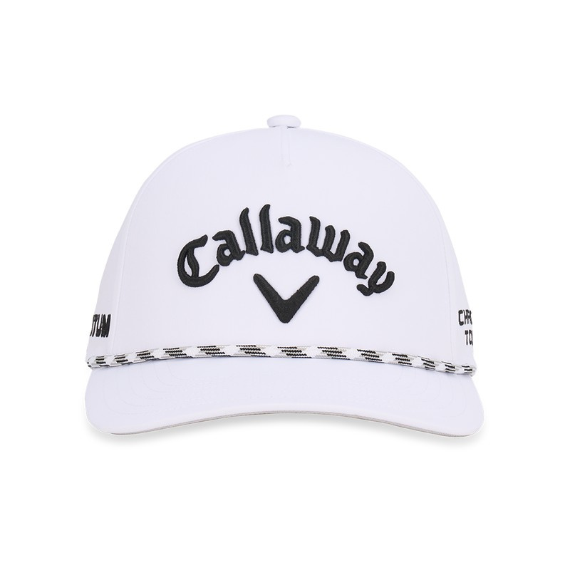 Callaway Tour Authentic Performance Pro Rope Cap 2026 - White/Black