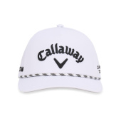 Callaway Tour Authentic Performance Pro Rope Cap 2026 - White/Black Callaway Tour Authentic Performance Pro Rope Cap 2026 - White/Black