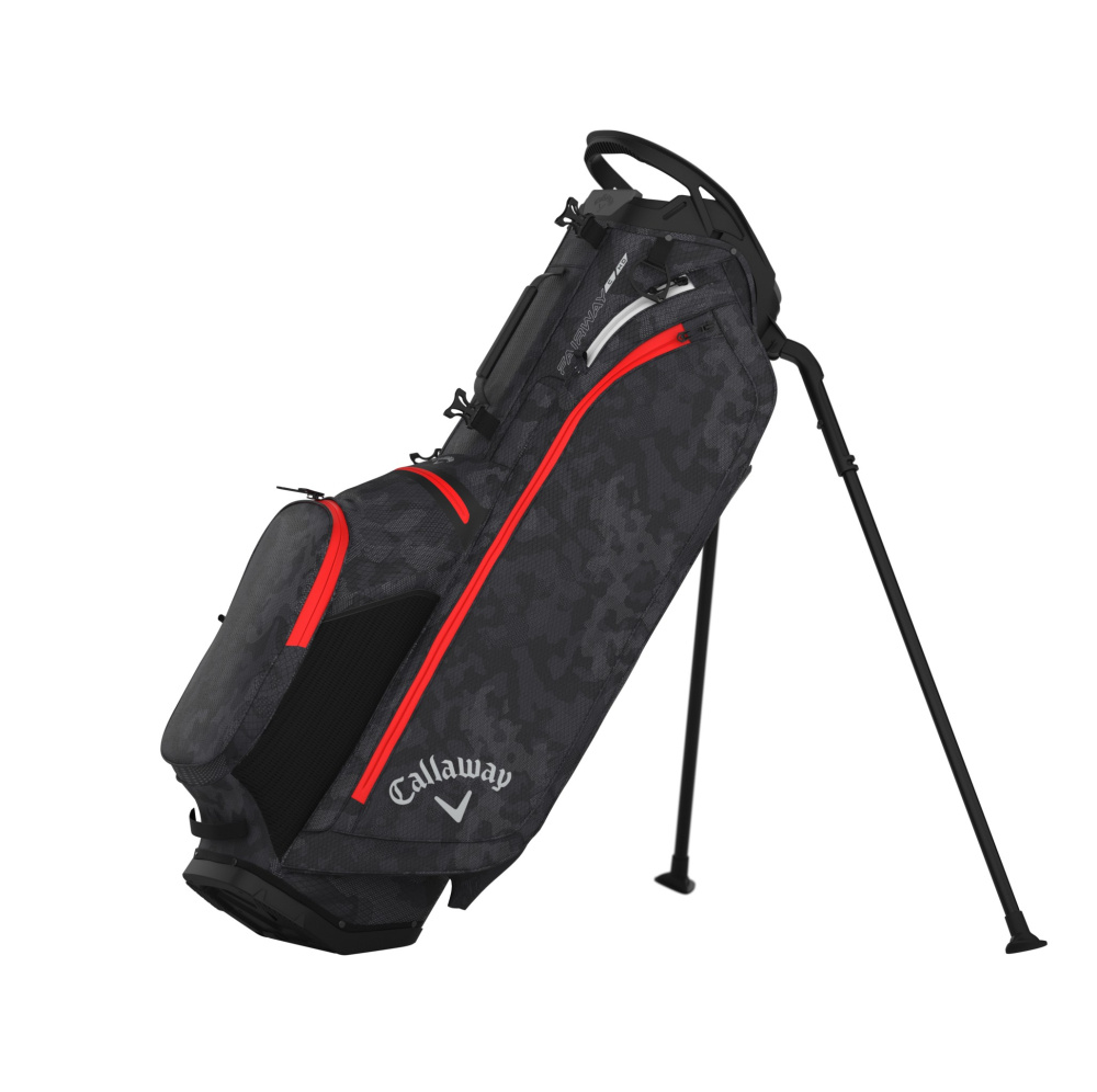 Callaway Fairway C HD (HyperDry) Standbag 2026 - Graphite/Desert Camo/Red