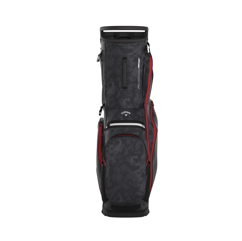 Callaway Fairway 14 HD (HyperDry) Standbag 2026 - Graphite/Desert Camo/Red