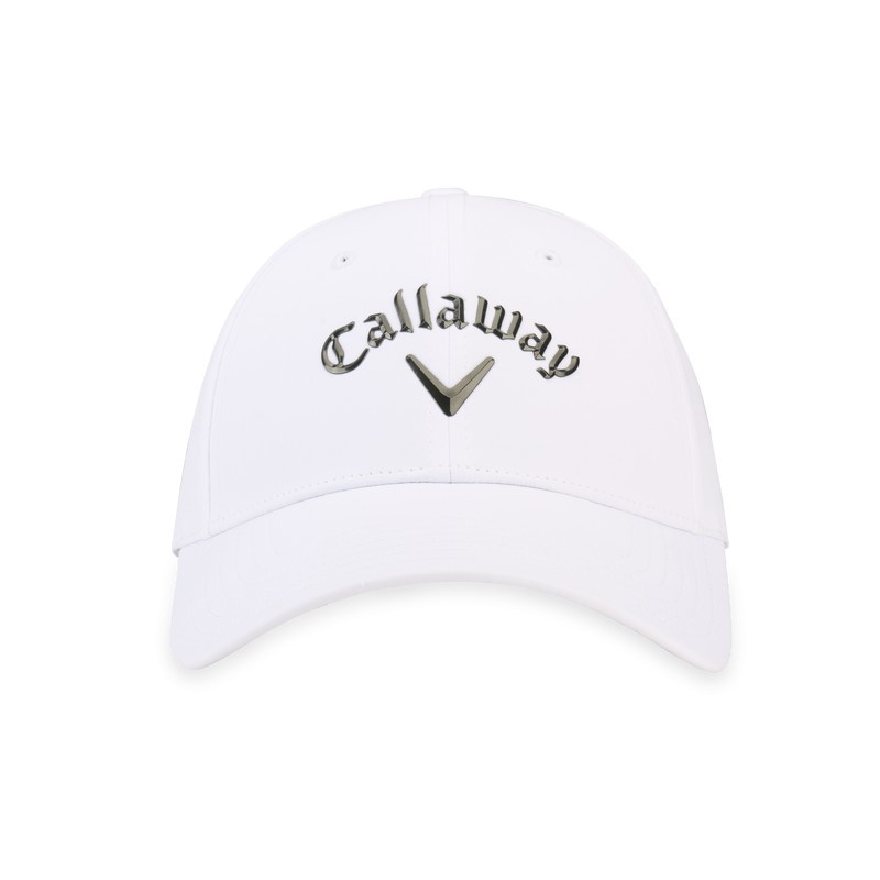 Callaway Womens Liquid Metal Cap - White/GunMetal