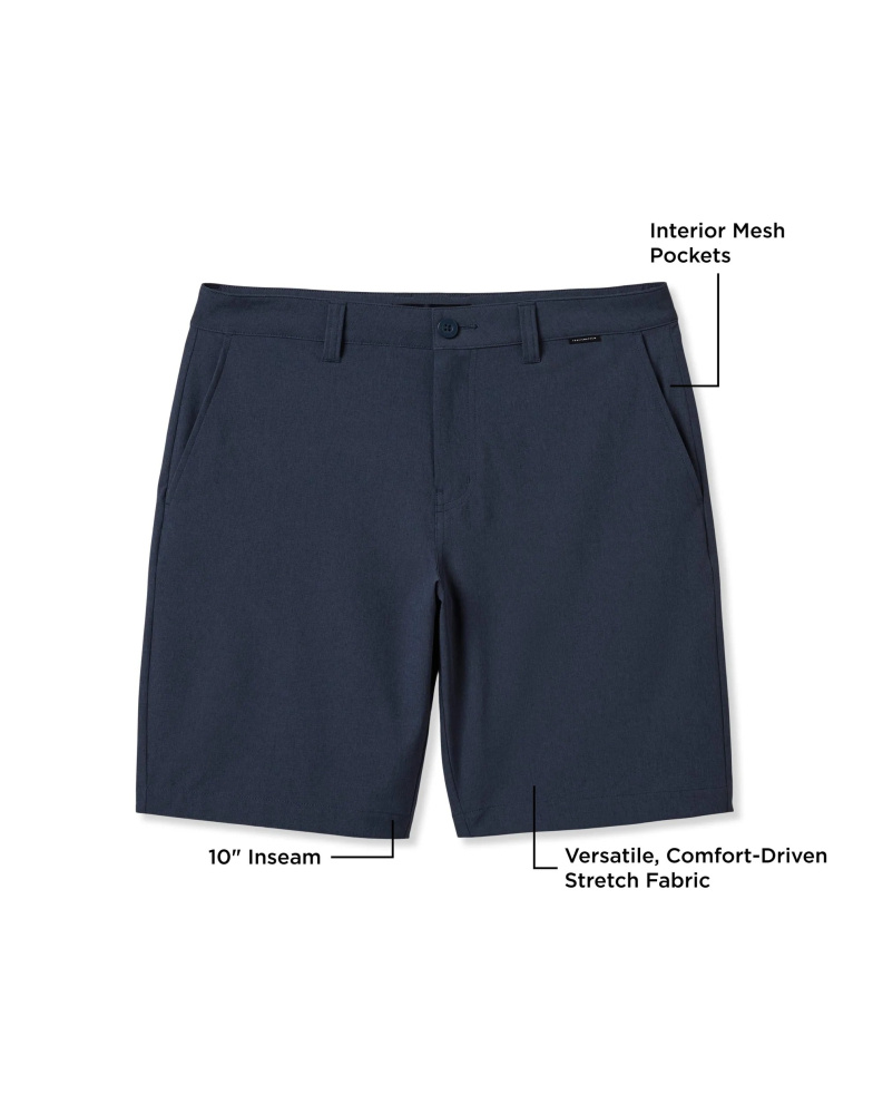Travis Mathew Mens Beck 2.0 Short - Blue Nights