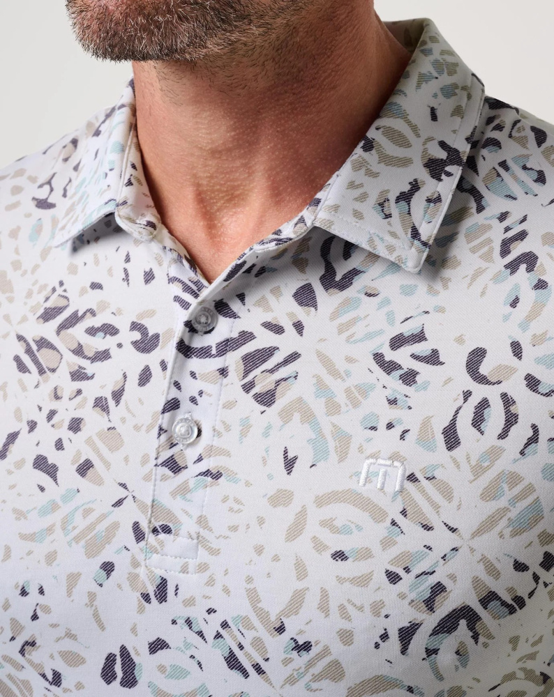 Travis Mathew Mens Featherweight Chill Polo - White