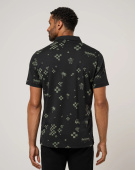 Travis Mathew Mens Beverage Cart Polo - Black Travis Mathew Mens Beverage Cart Polo - Black