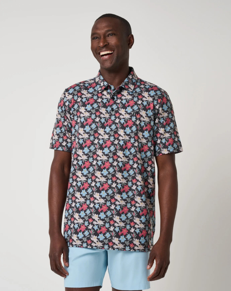 Travis Mathew Mens Fairway Fit Polo - Black