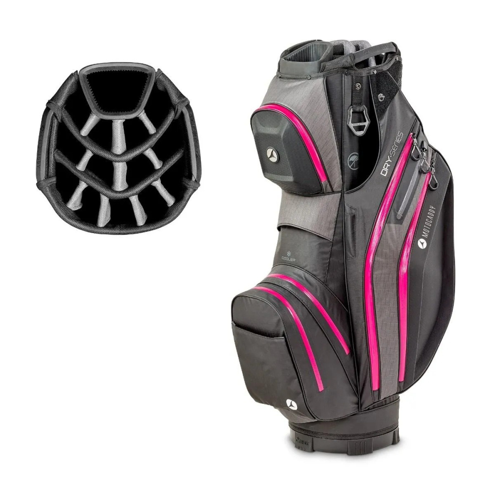 Motocaddy Dry-Series Cartbag 2026 - Black/Fuchsia