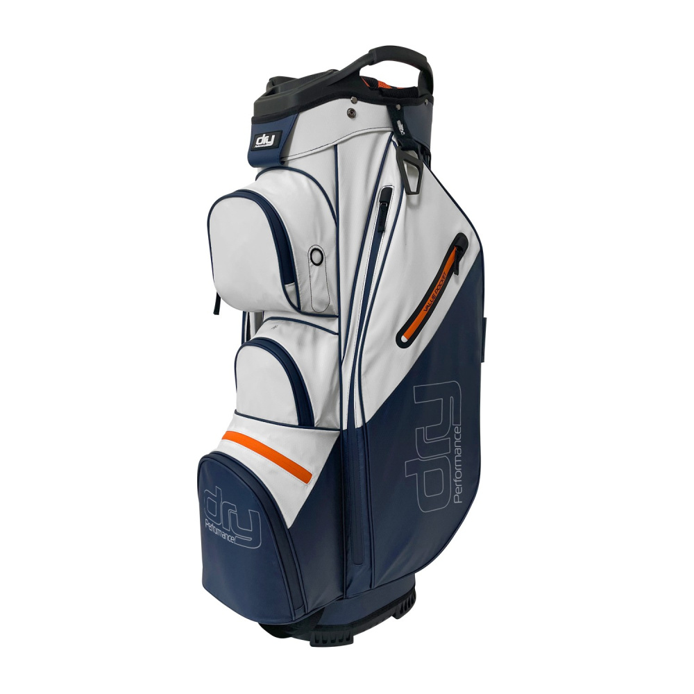Dry Performance Waterproof Cartbag 9 2024 - Navy/White/Orange