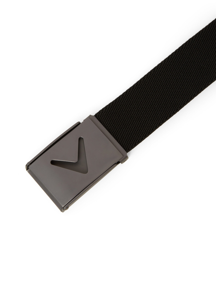 Callaway Mens V-Logo Belt - Caviar