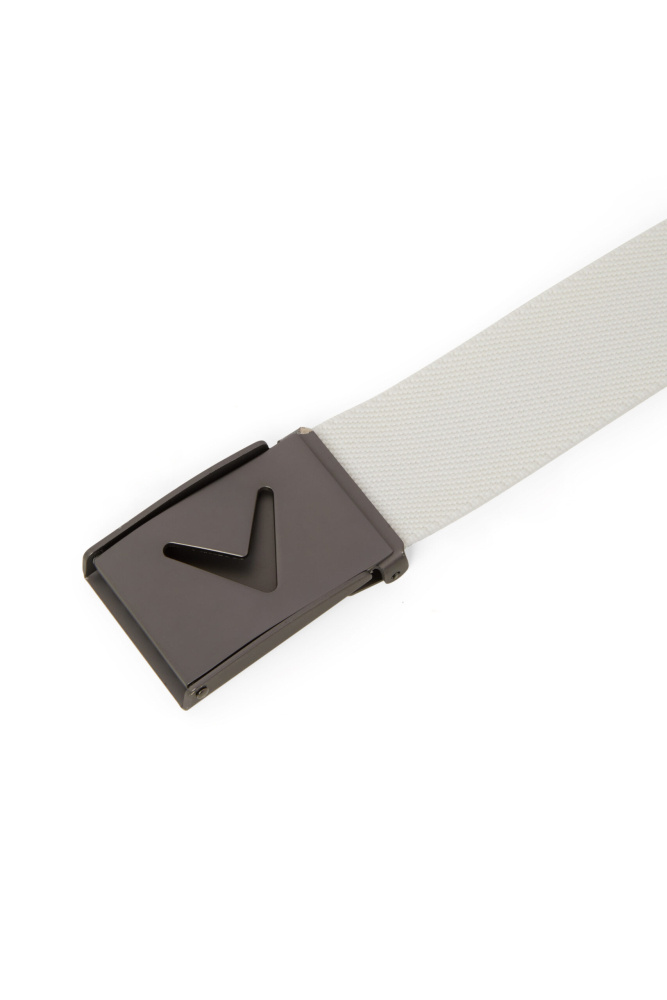 Callaway Mens V-Logo Belt - Bright White