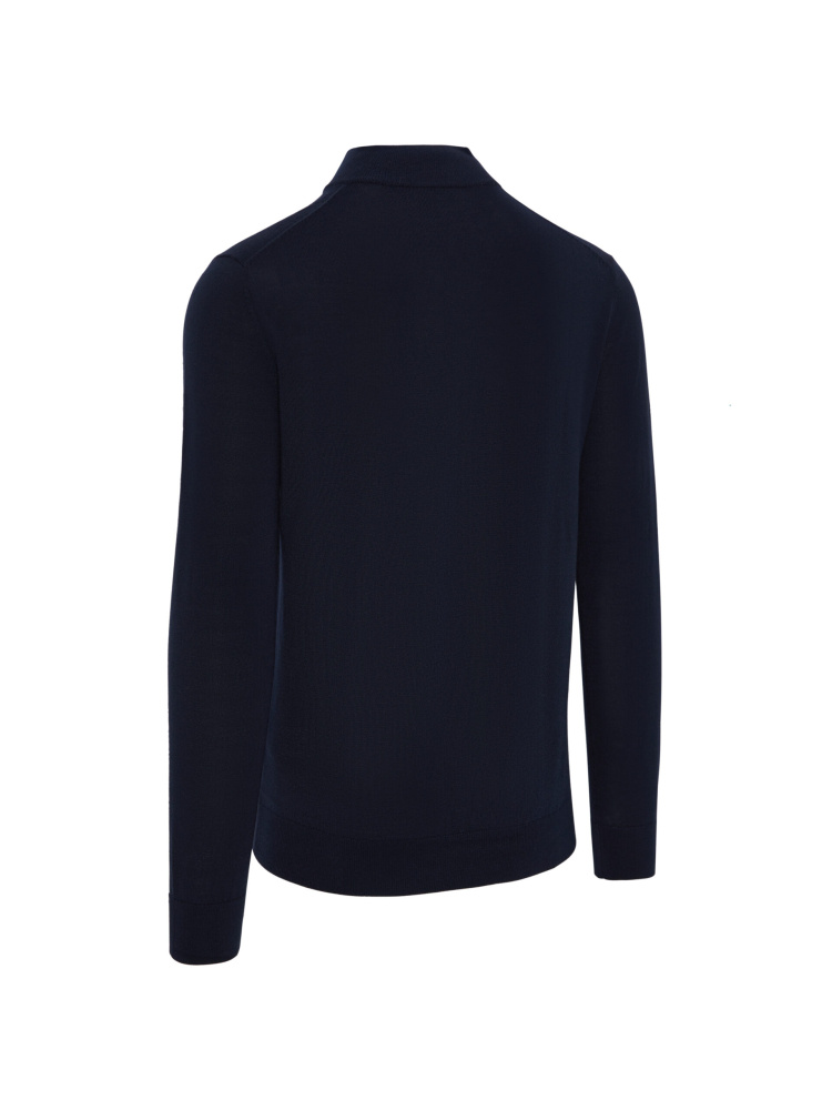 Callaway Mens Blended Merino 1/4-Zip Sweater - Navy/Blue