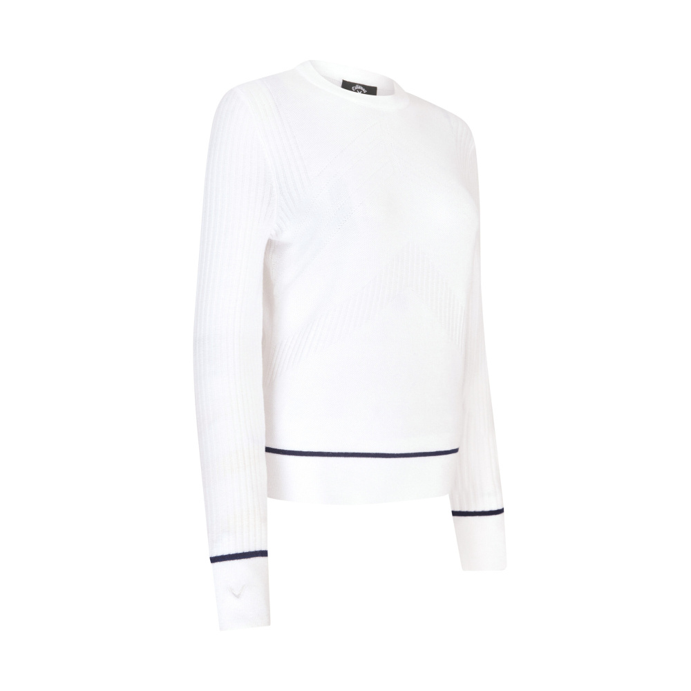 Callaway Womens Chevron Sweater - Brilliant White