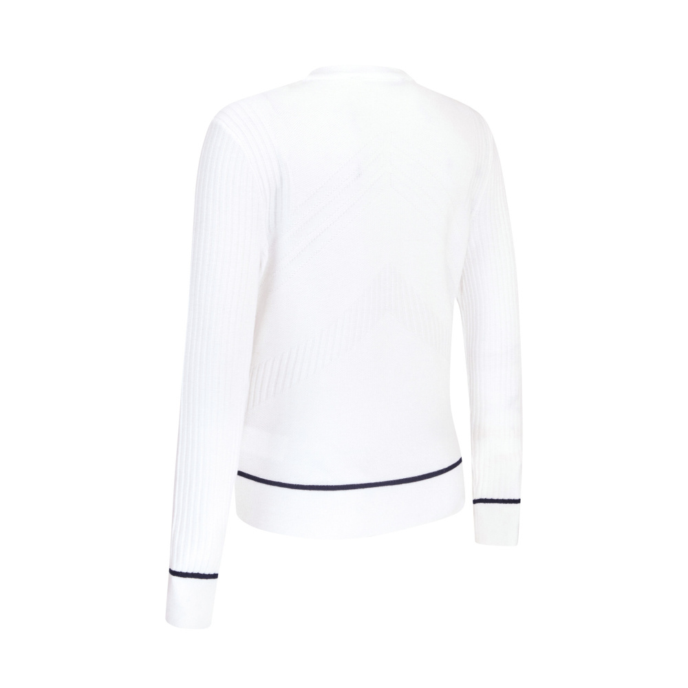 Callaway Womens Chevron Sweater - Brilliant White