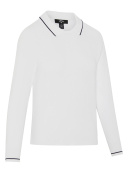 Callaway Womens Collared Pullover Sweater - Brilliant White Callaway Womens Collared Pullover Sweater - Brilliant White