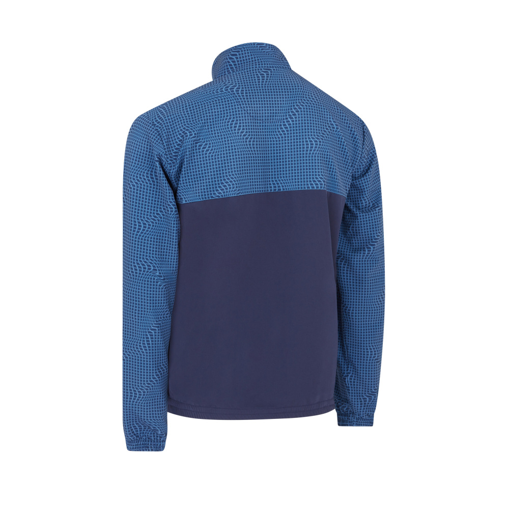 Callaway Mens LS Blocked Wind Jacket - Peacoat