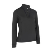 Callaway Womens Solid Sun Protection 1/4 Zip Pullover - Caviar Callaway Womens Solid Sun Protection 1/4 Zip Pullover - Caviar