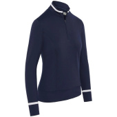 Callaway Womens Thermal LS Colourblock Pullover - Peacoat Callaway Womens Thermal LS Colourblock Pullover - Peacoat