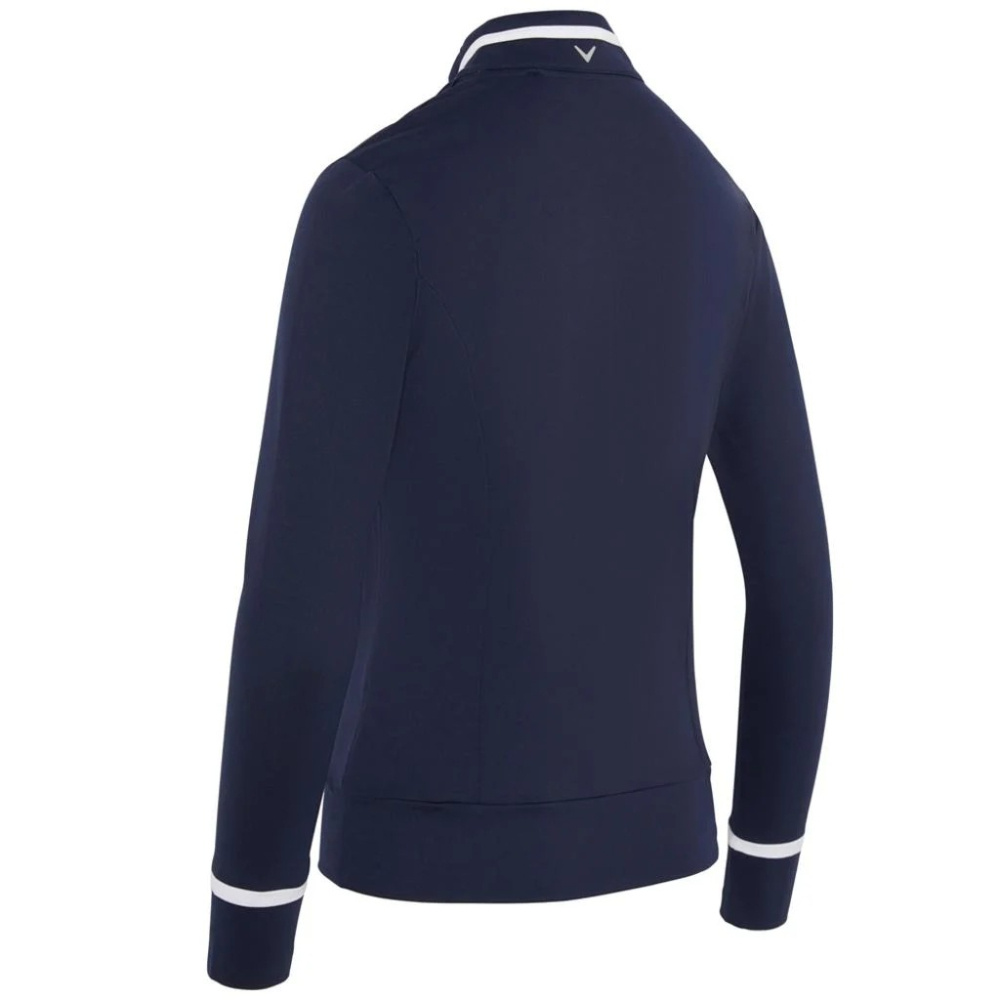 Callaway Womens Thermal LS Colourblock Pullover - Peacoat
