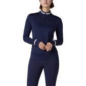 Callaway Womens Thermal LS Colourblock Pullover - Peacoat Callaway Womens Thermal LS Colourblock Pullover - Peacoat