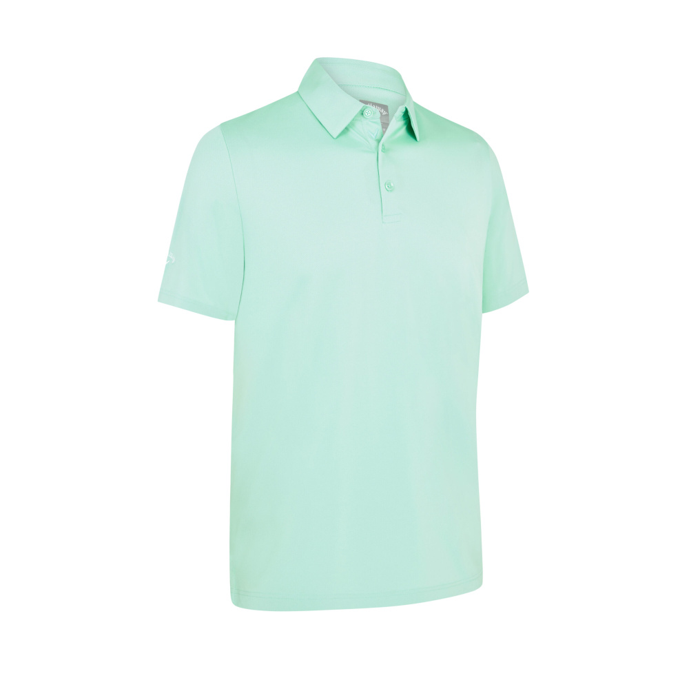 Callaway Mens Swingtech Solid Polo - Neptune Green
