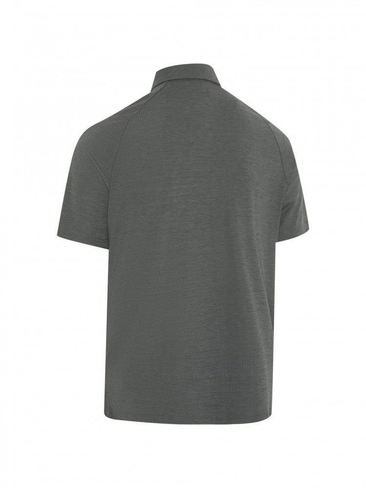 Callaway Mens Ventilated Classic Jacquard Polo - Caviar