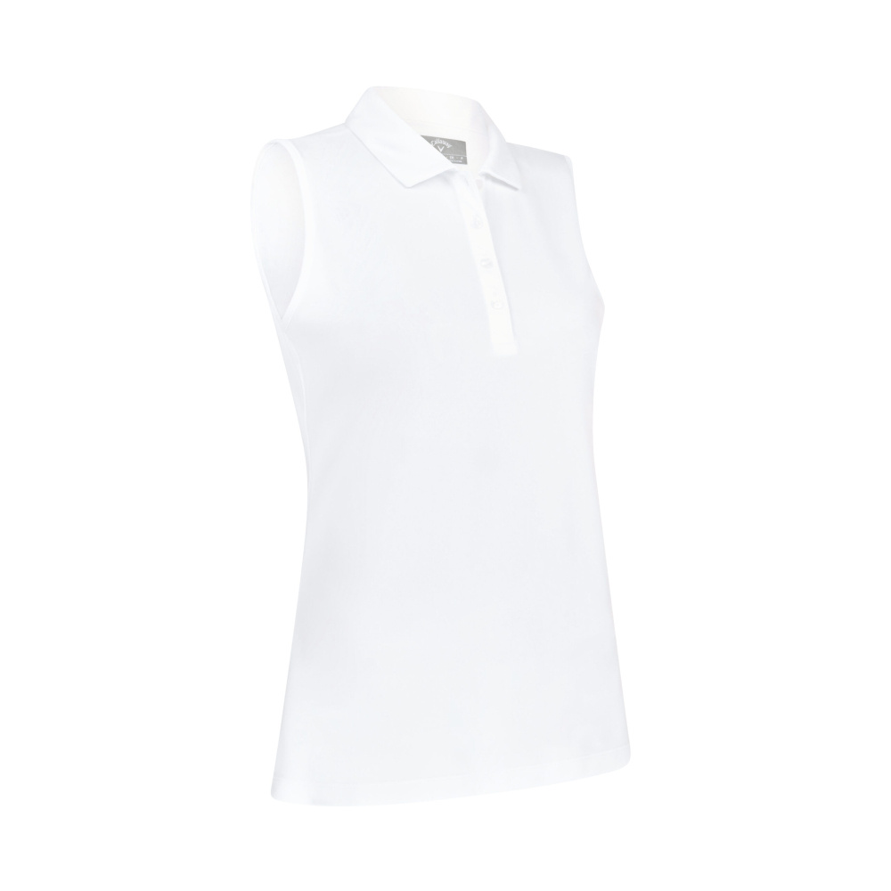 Callaway Womens Tournament SL Polo - Bright White