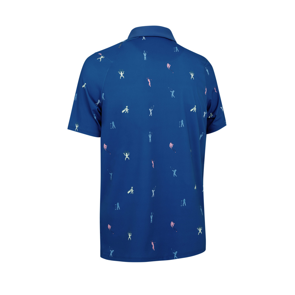 Callaway Mens Time Lapse Polo - Galaxy Blue