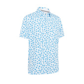 Callaway Mens Crab Novelty Polo - Bright White Callaway Mens Crab Novelty Polo - Bright White