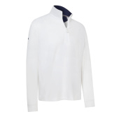 Callaway Mens Team Pullover LS 1/4-zip - Bright White Callaway Mens Team Pullover LS 1/4-zip - Bright White