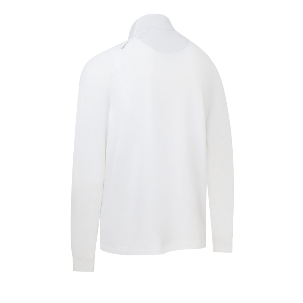 Callaway Mens Team Pullover LS 1/4-zip - Bright White