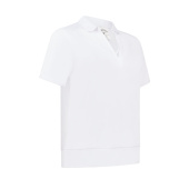 Callaway Womens Waist Length Mesh Detail Polo - Brilliant White Callaway Womens Waist Length Mesh Detail Polo - Brilliant White
